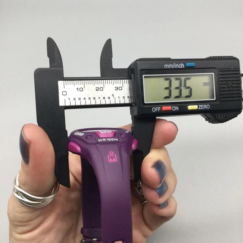 Timex Ironman Triathlon Womens Watch 34mm Digital Purple Indiglo New Battery